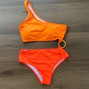 Orange cutout Bikini